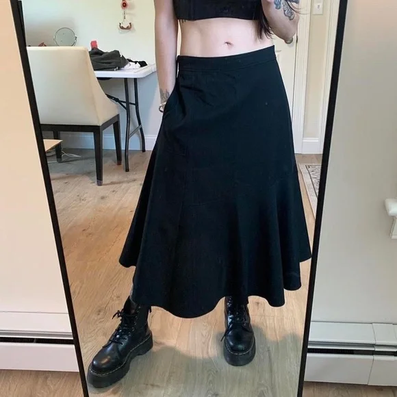 JW ANDERSON | Skirts | Jw Anderson X Uniqlo Black Flared